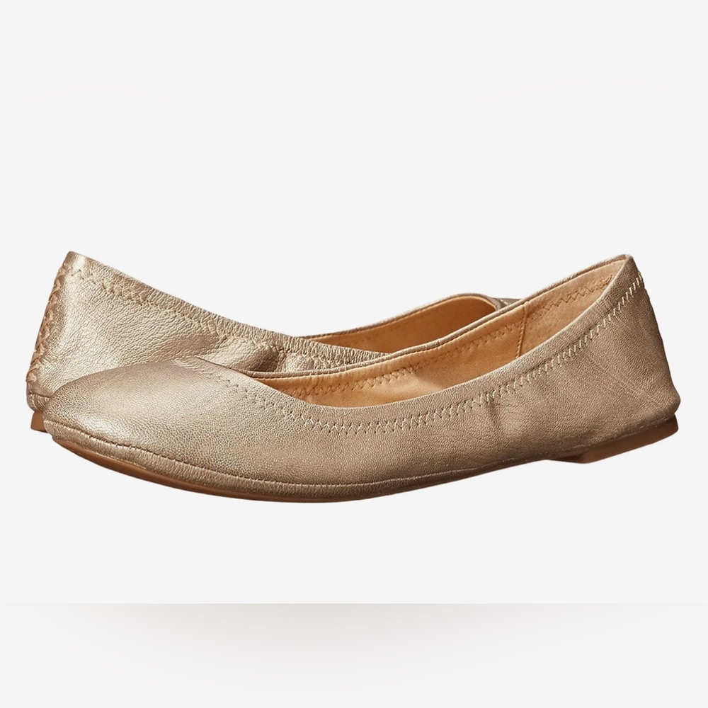 Lucky Brand Emmie Gold Ballet Flat